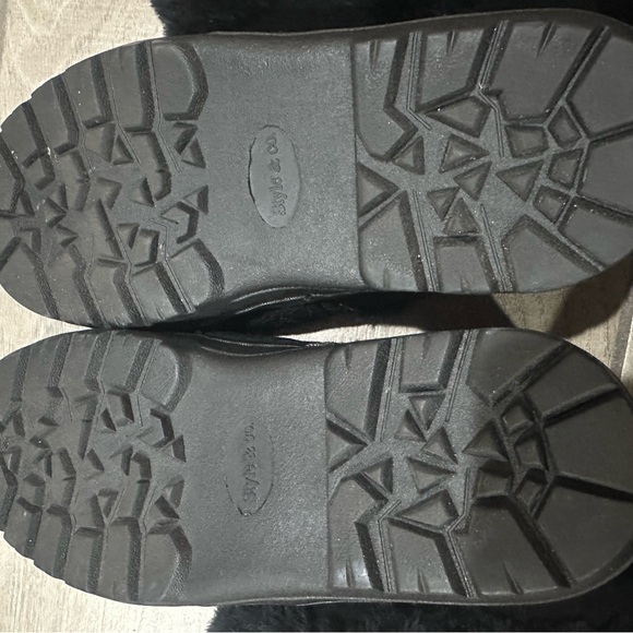 Style & Co. Black Winter Boots with Faux Fur-NWOT - Picture 2 of 2